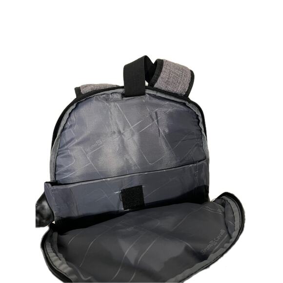 Bruno Cavalli Padded Computer Gray Black Backpack - Picture 5 of 5